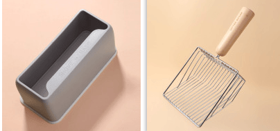 Metallic Cat Litter Scoop Set