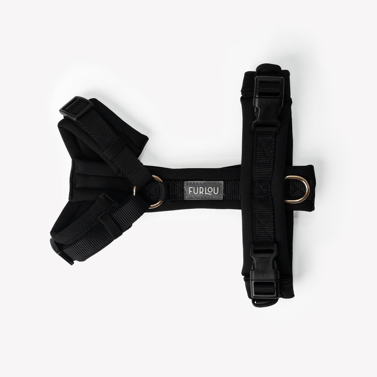 Furlou Black Comfort Harness