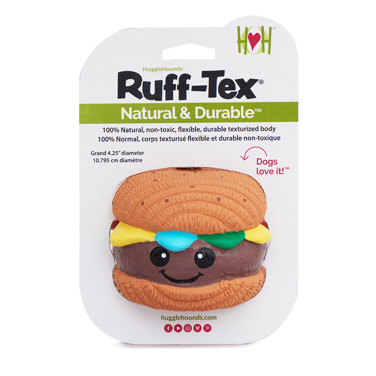 🍔🐶 Ruff-Tex® Big Buns Foodies – Hamburger Balls