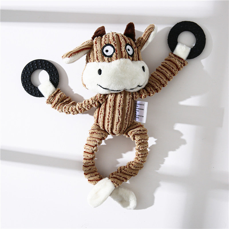 Squeaky Plush Dog Toy