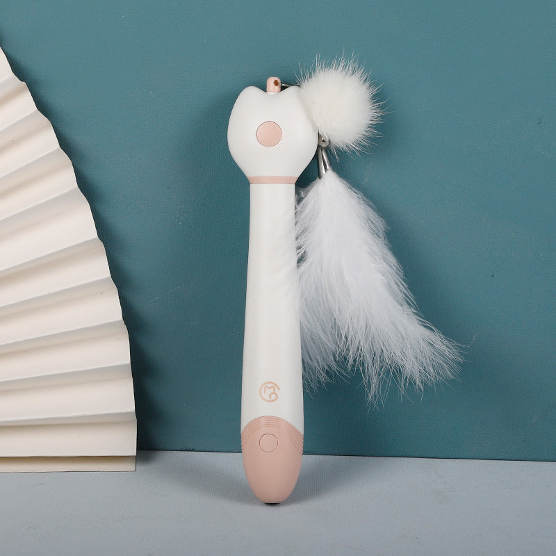 Laser Double-head Telescopic Cat Stick