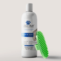 Effective Flea & Tick Shampoo with Bath Brush
