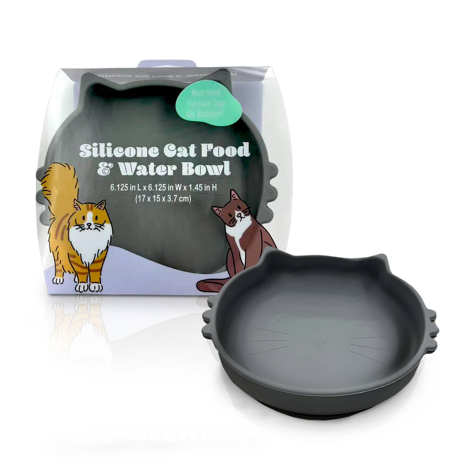 Cat Shaped Silicone Bowl