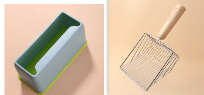 Metallic Cat Litter Scoop Set