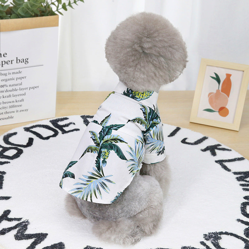 Summer Dog Buttoned Shirt