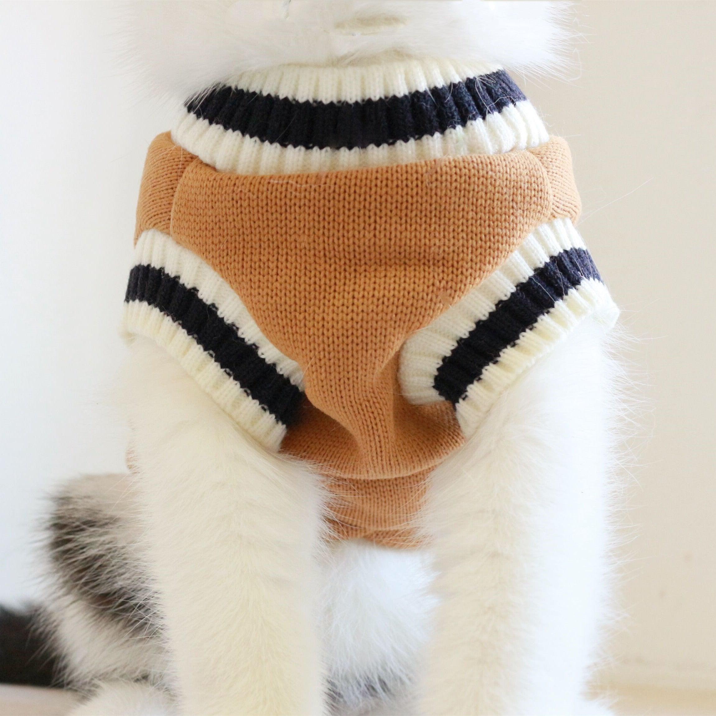 Knit Sleeveless Sweater for Cat