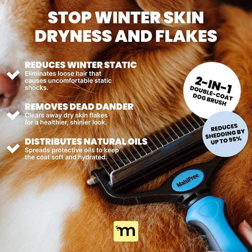 2-in-1 Deshedding Brush