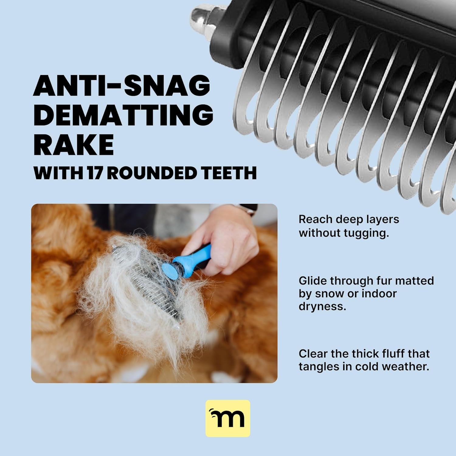 2-in-1 Deshedding Brush