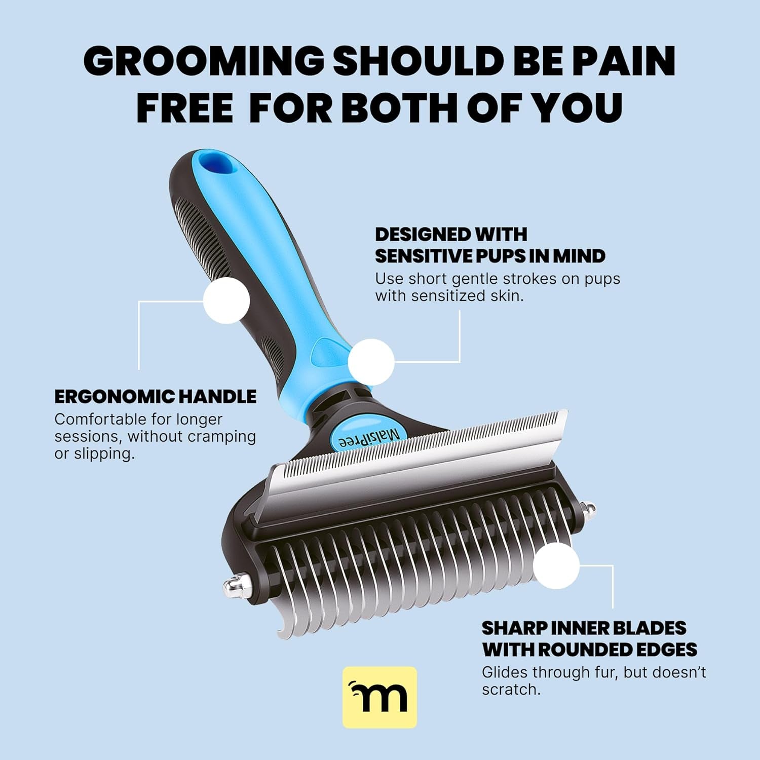 2-in-1 Deshedding Brush