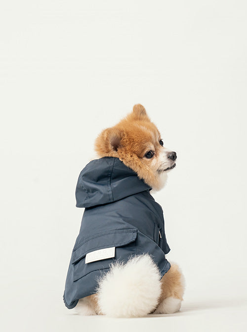 Blue Bowery Raincoat