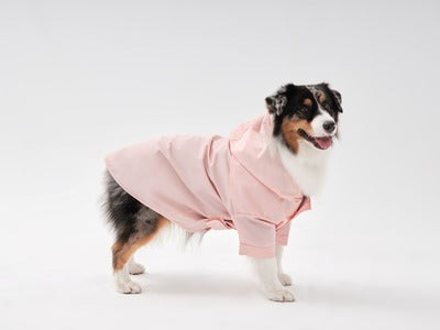 Adjustable Velcro Raincoat - Light Pink