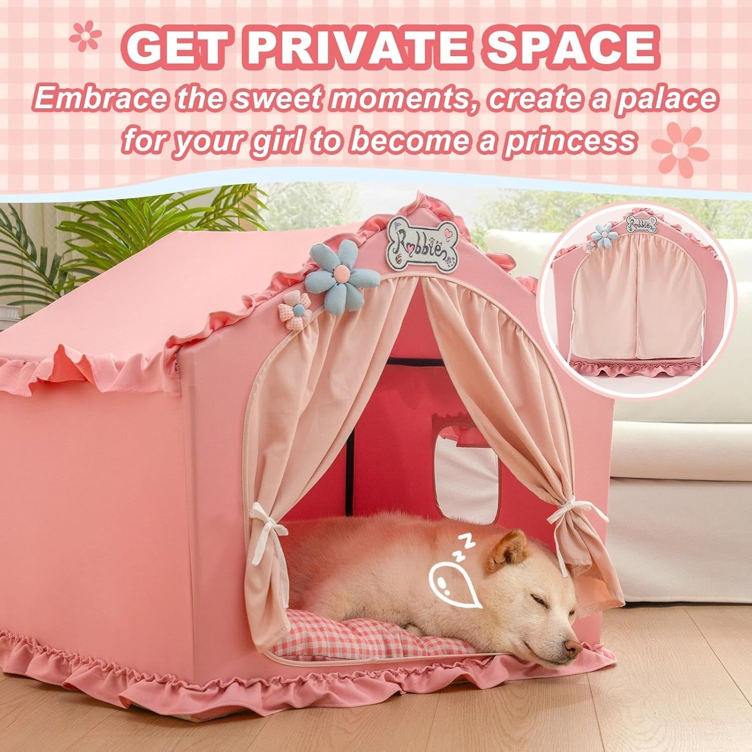 Indoor Dog House Tent