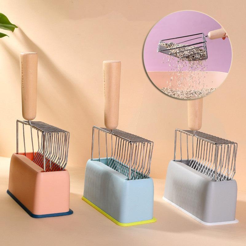 Metallic Cat Litter Scoop Set