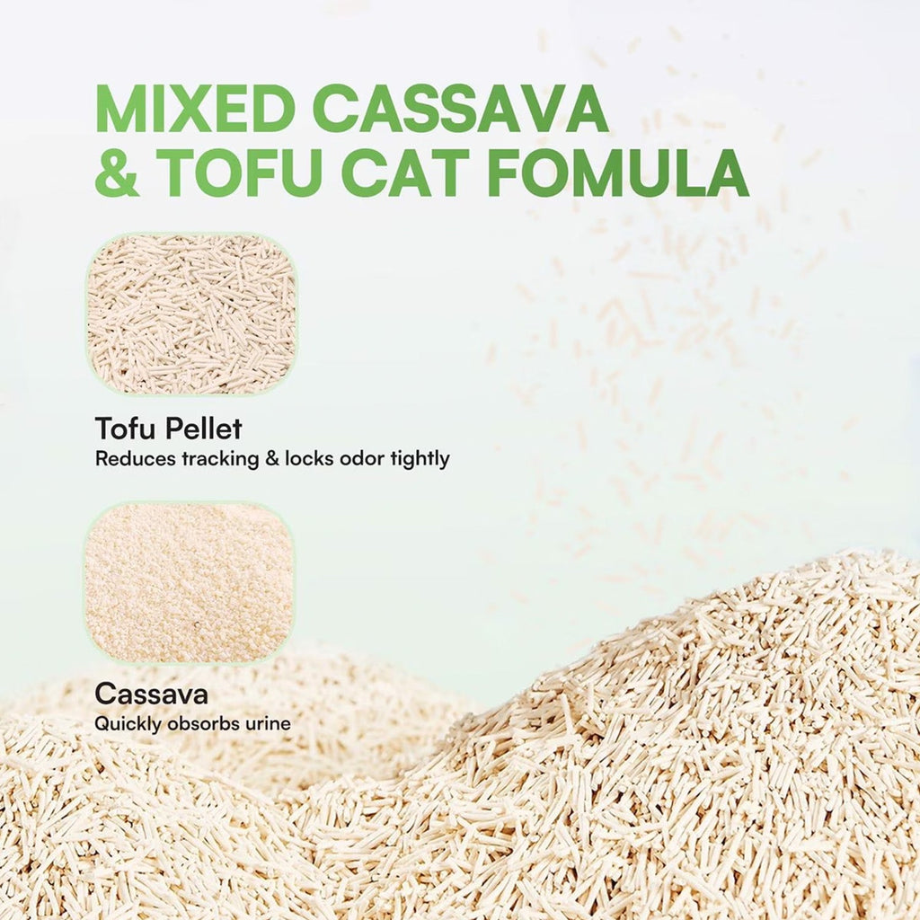 Super Odor Lock Unscented Tofu Cat Litter