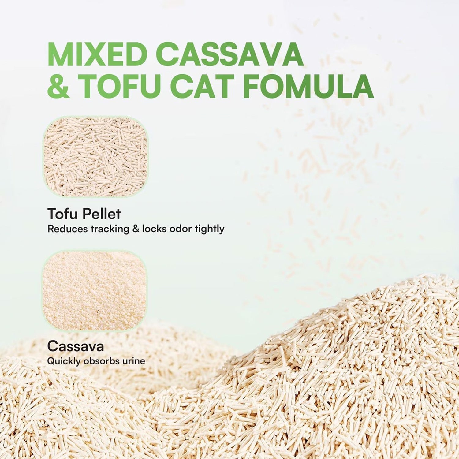 Super Odor Lock Unscented Tofu Cat Litter