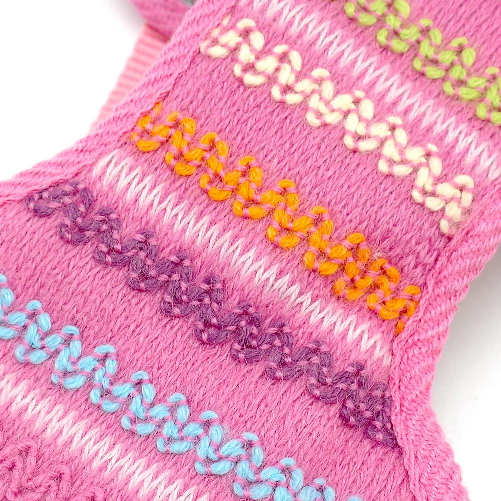 Colorful Fleece Harness Set