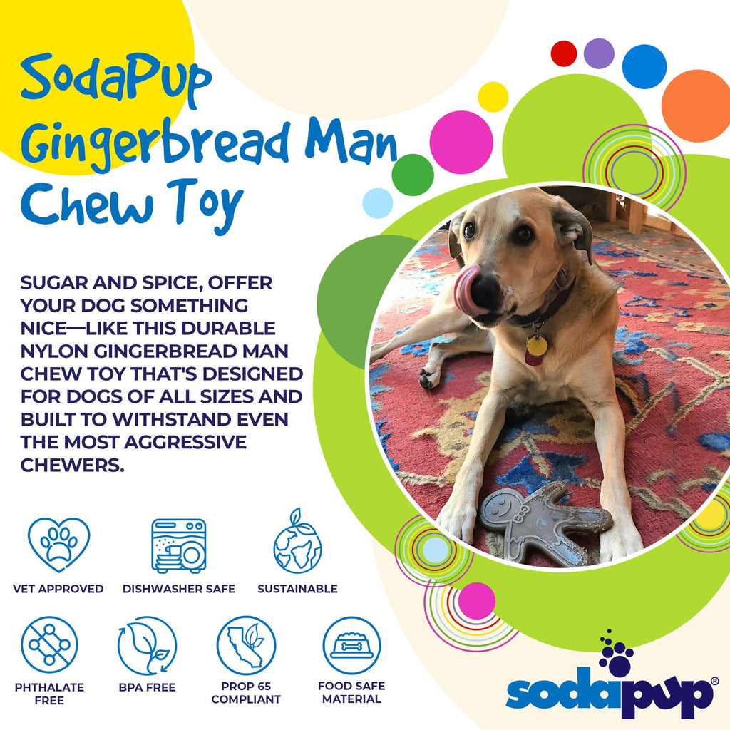 Gingerbread Man Chew Toy