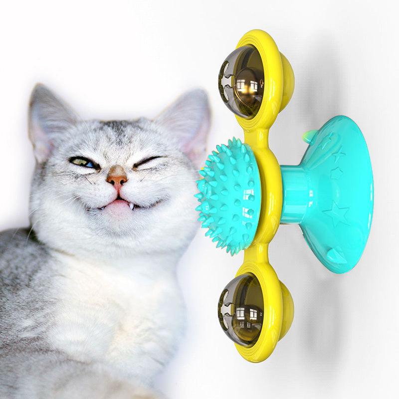 Rotating Windmill Scratching Cat Toy