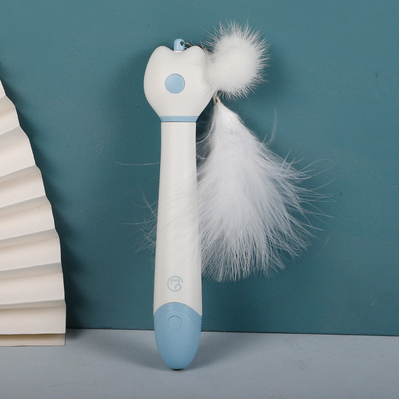 Laser Double-head Telescopic Cat Stick