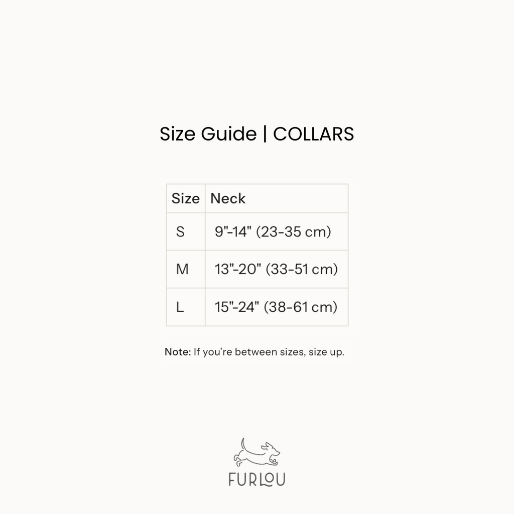 Furlou Black Canvas Collar