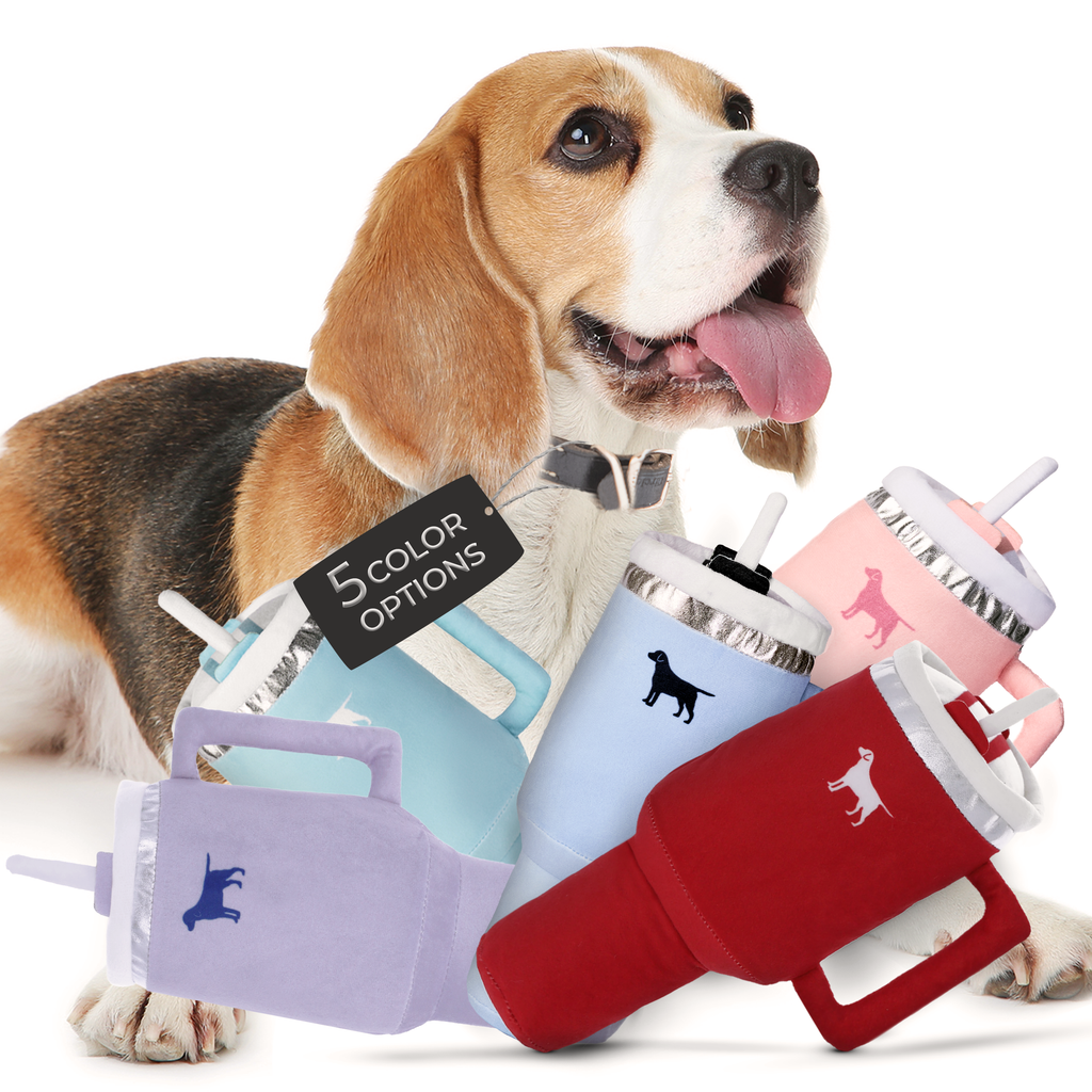 Tumbler Plush Squeaky Dog Toy