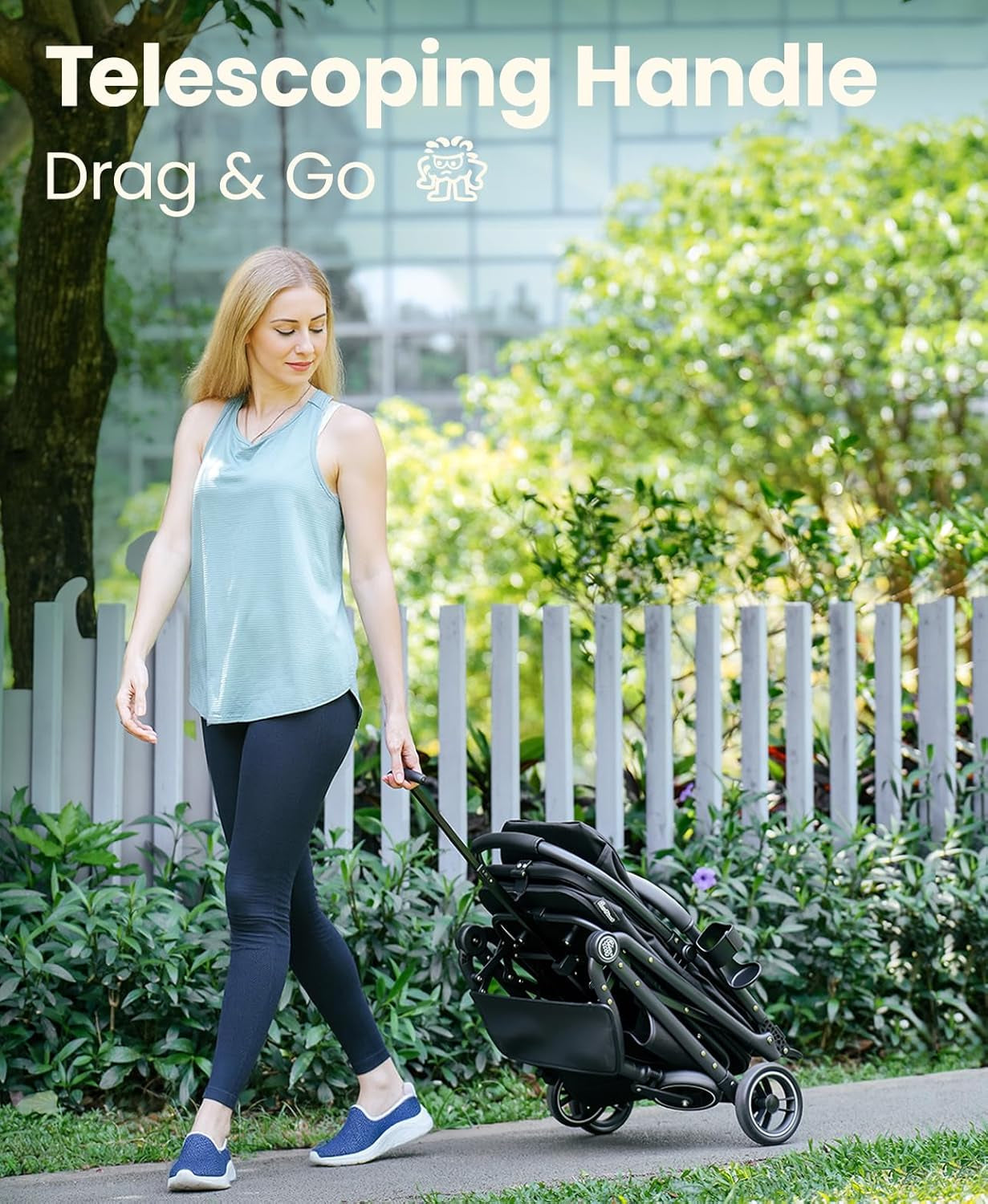 Pet Stroller 4 Wheel/Carrier