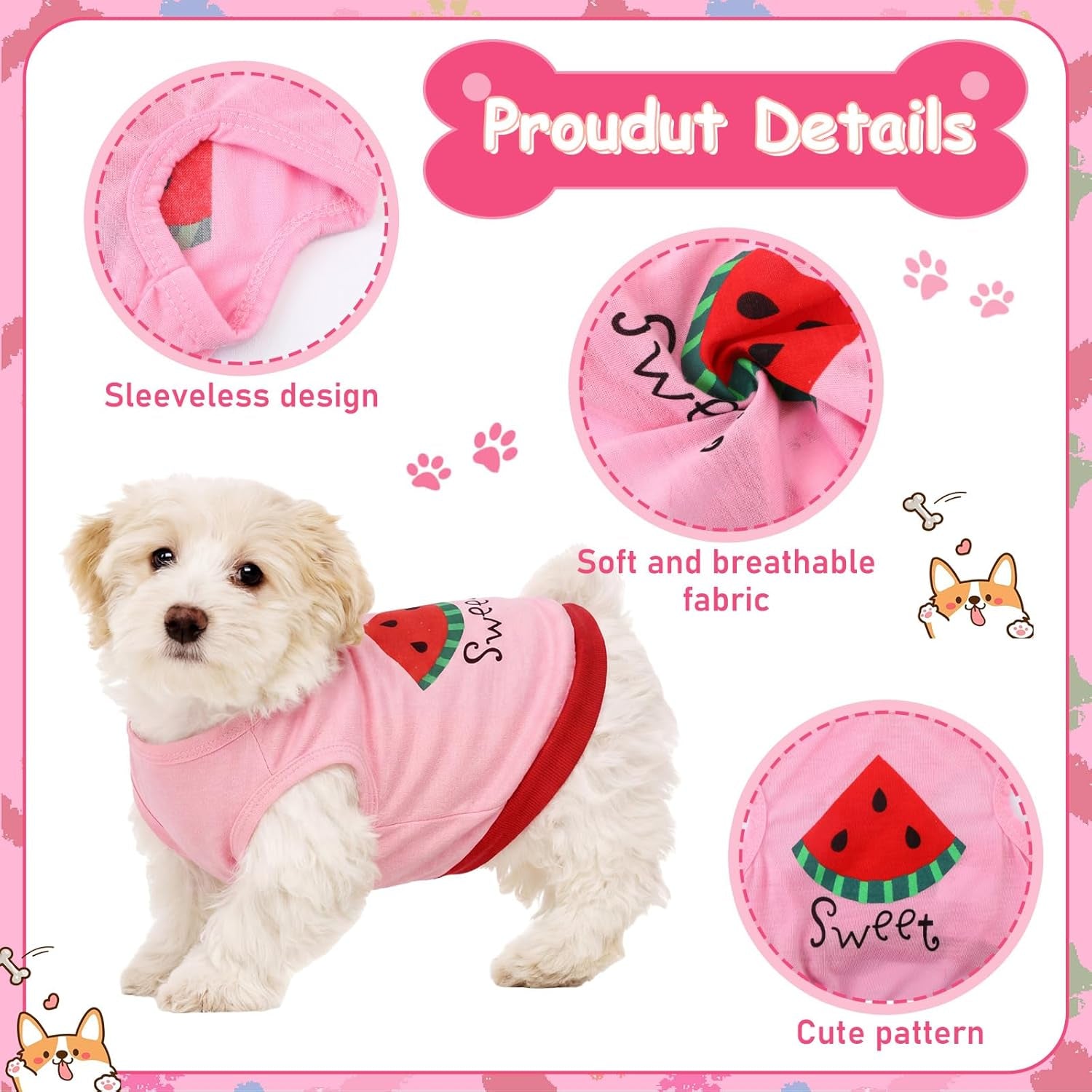 Dog Shirts 6 Pack