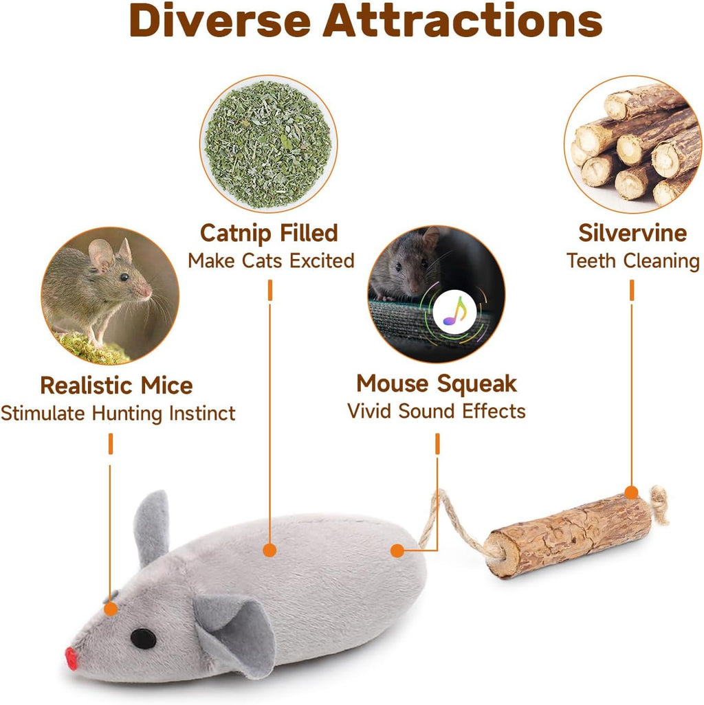 Interactive Catnip Mice