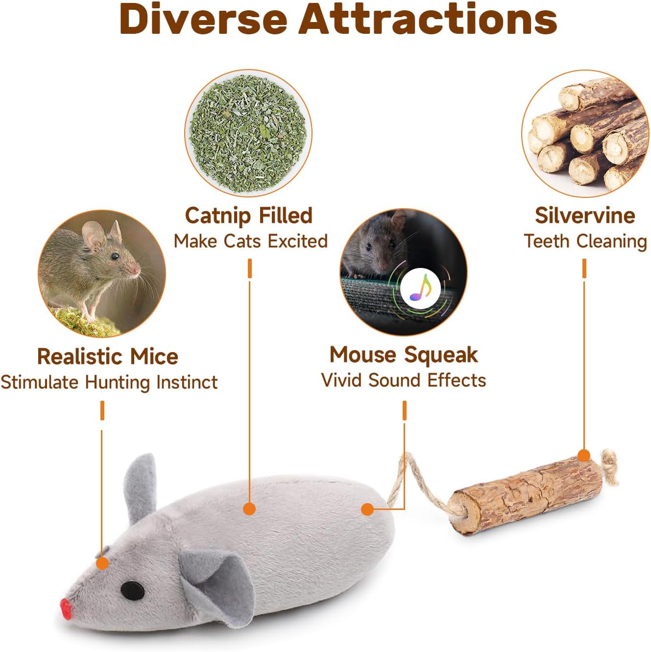 Interactive Catnip Mice