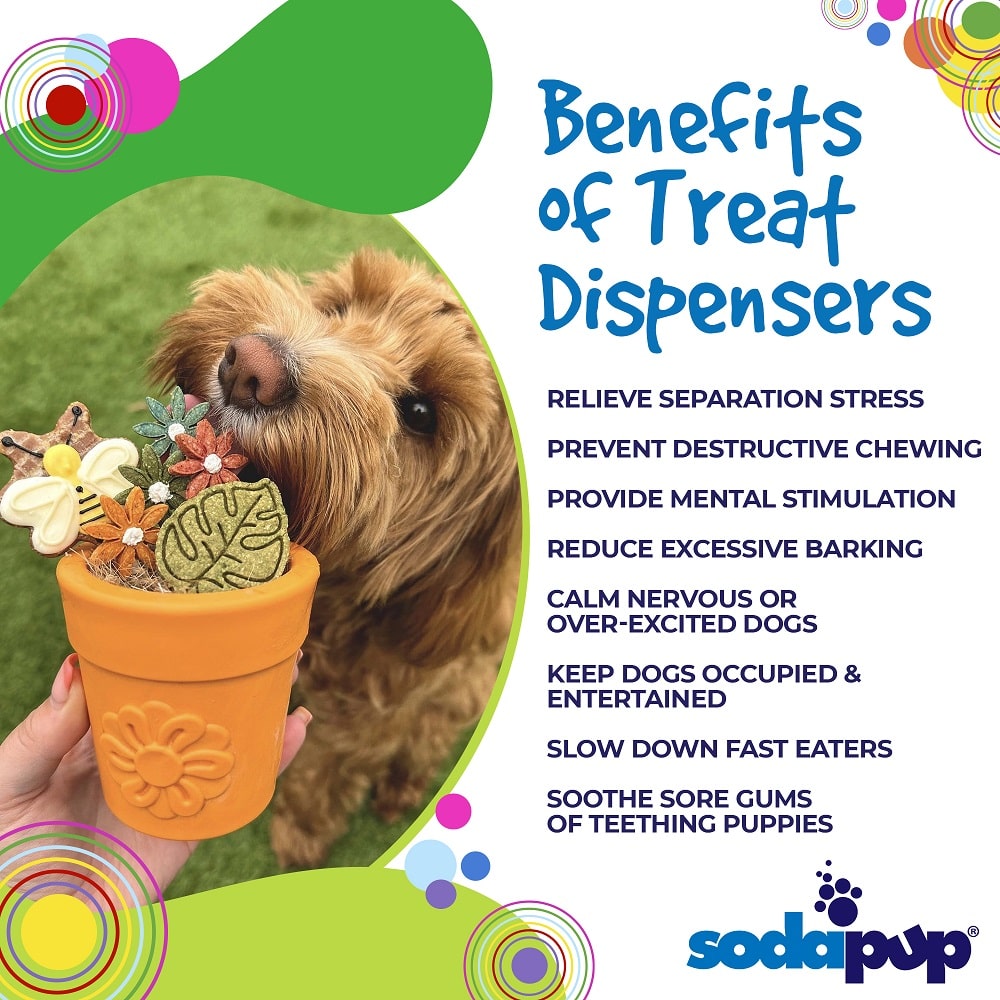Flowerpot Treat Dispenser