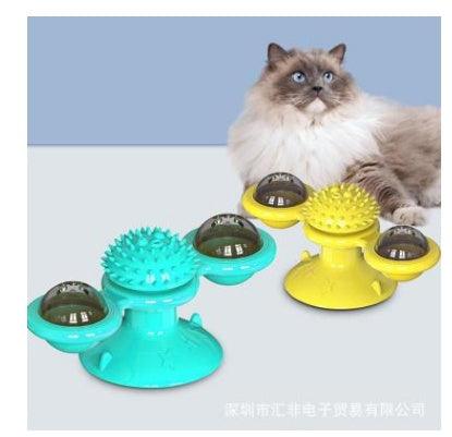 Rotating Windmill Scratching Cat Toy