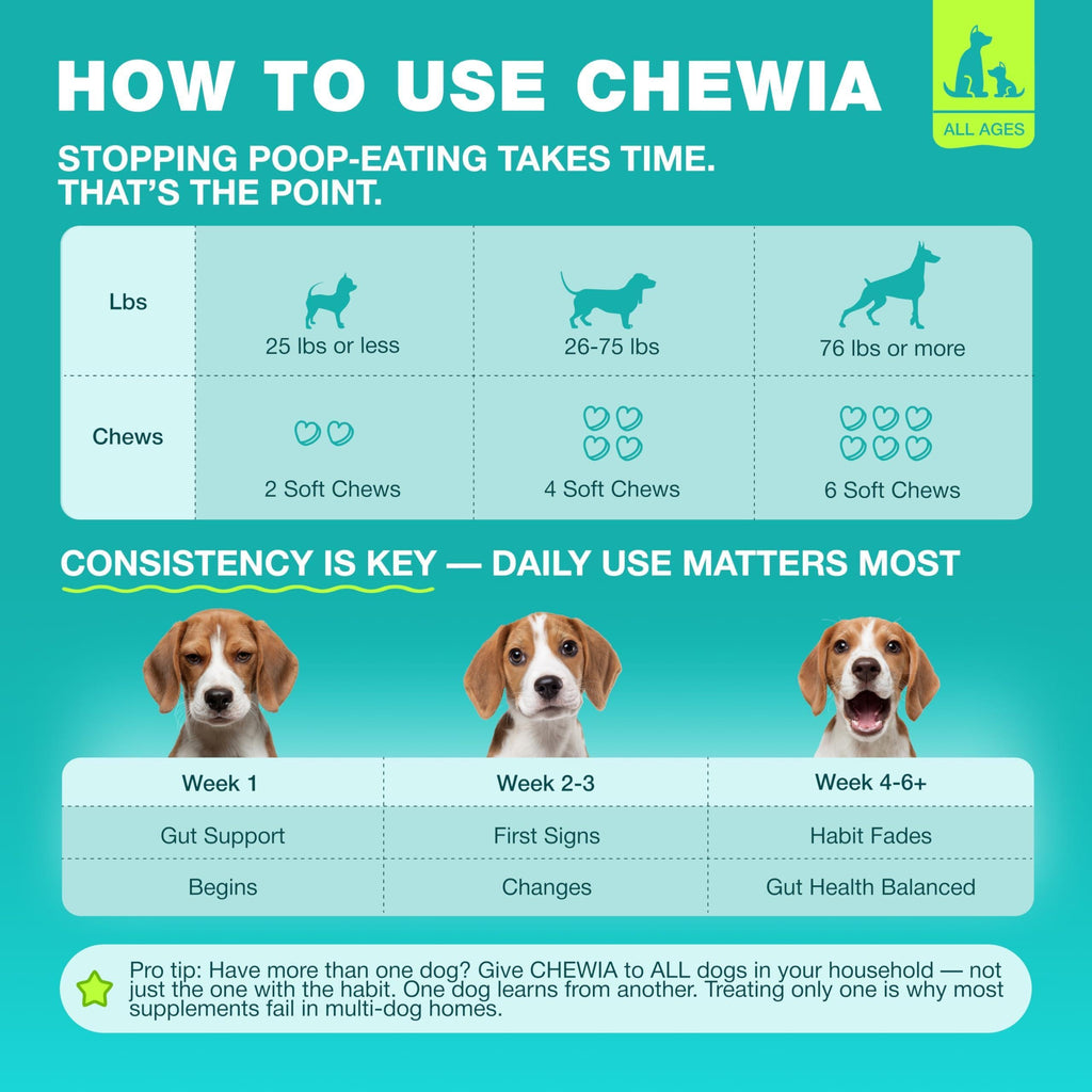 No Poo Chews for Dogs