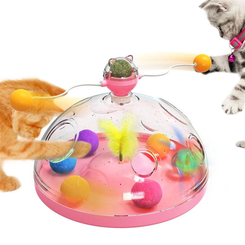 Interactive Windmill Catnip Cat Toy