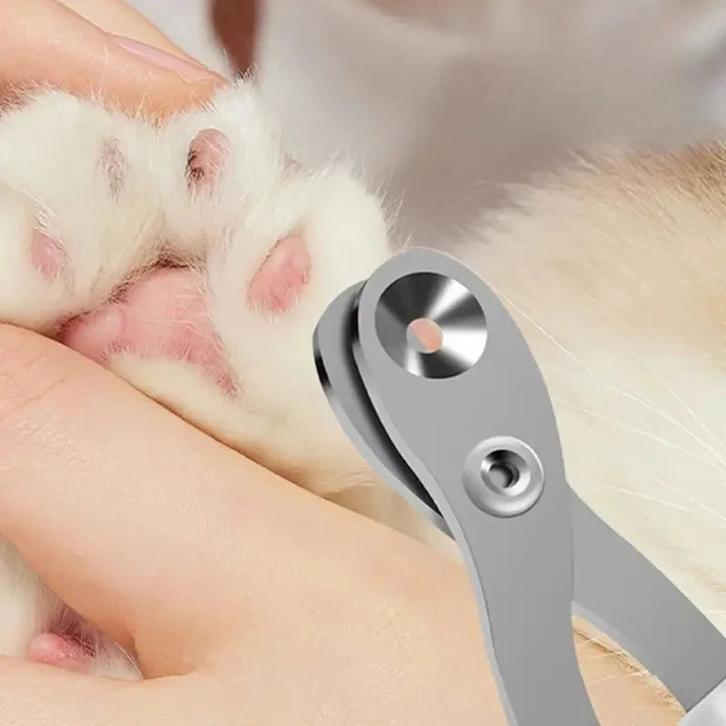 Stainless steel nail clipper for dogs and cats