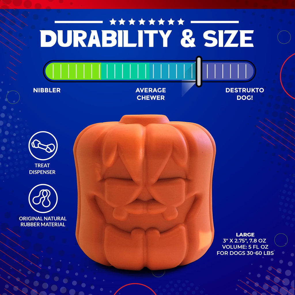 Jack O' Lantern Dog Toy