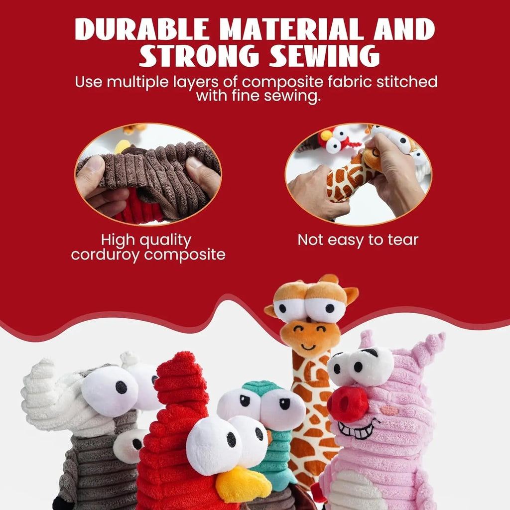 5-Pack Squeaky Dog Toys