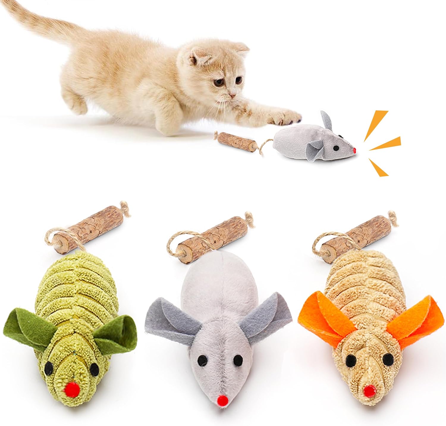 Interactive Catnip Mice