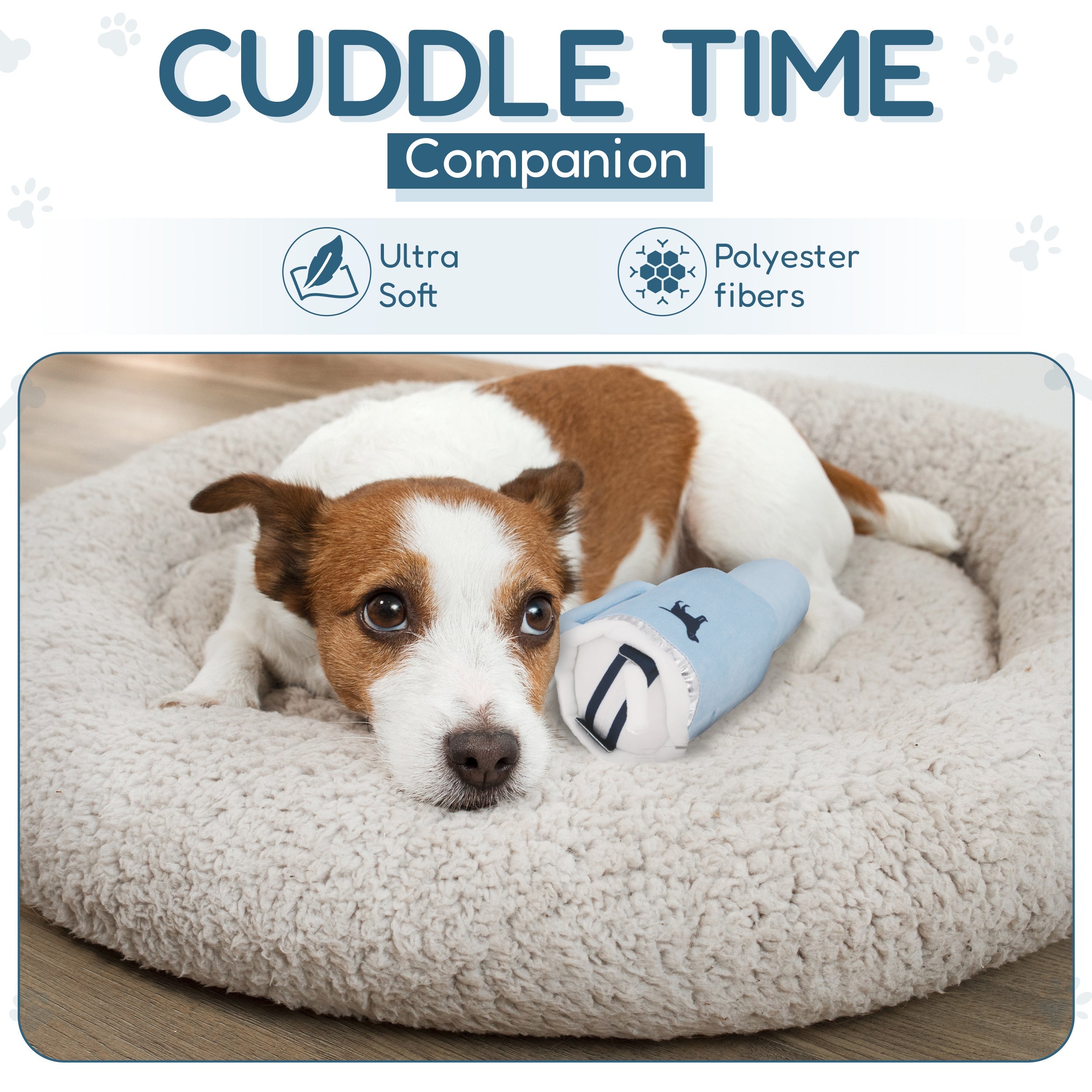 Tumbler Plush Squeaky Dog Toy