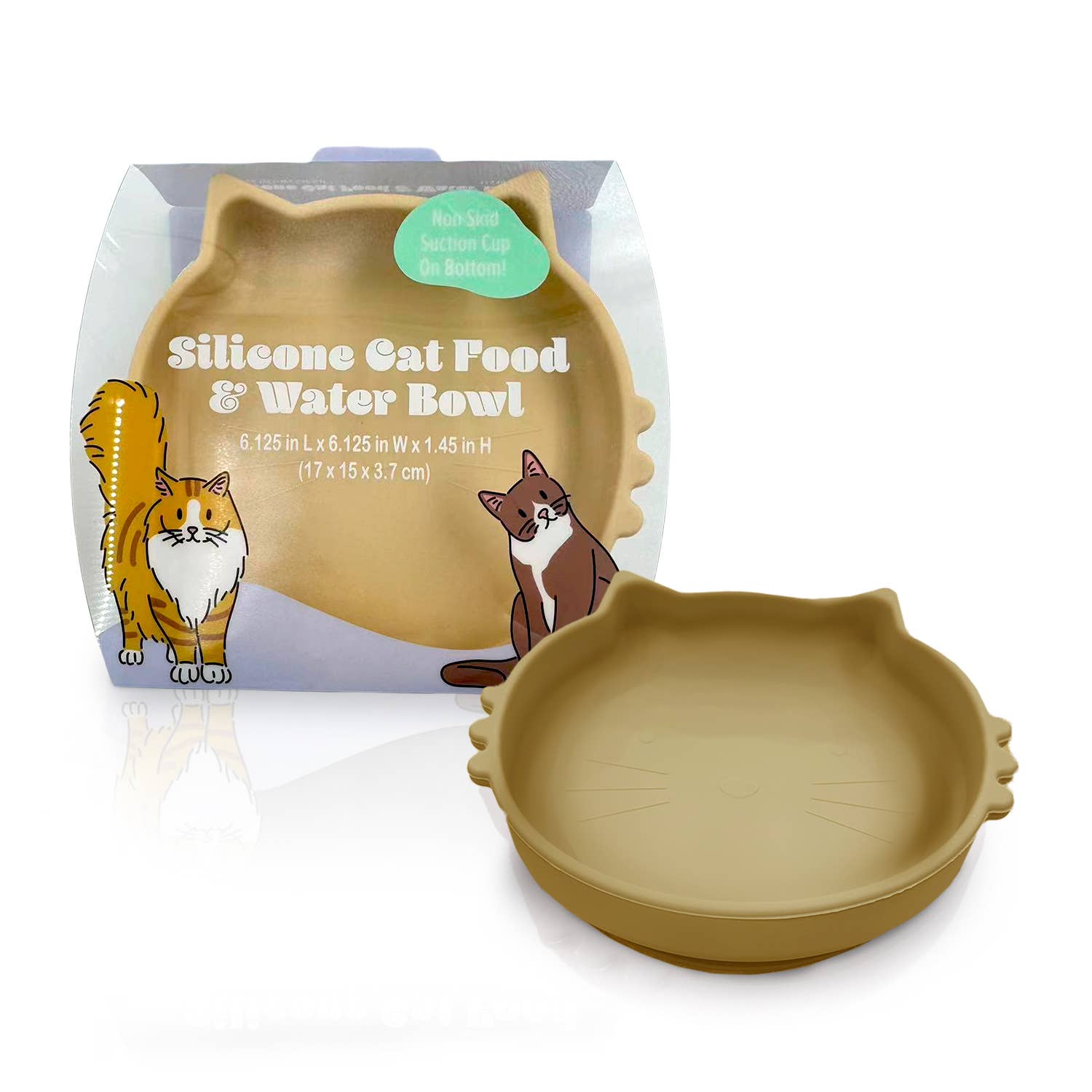 Cat Shaped Silicone Bowl