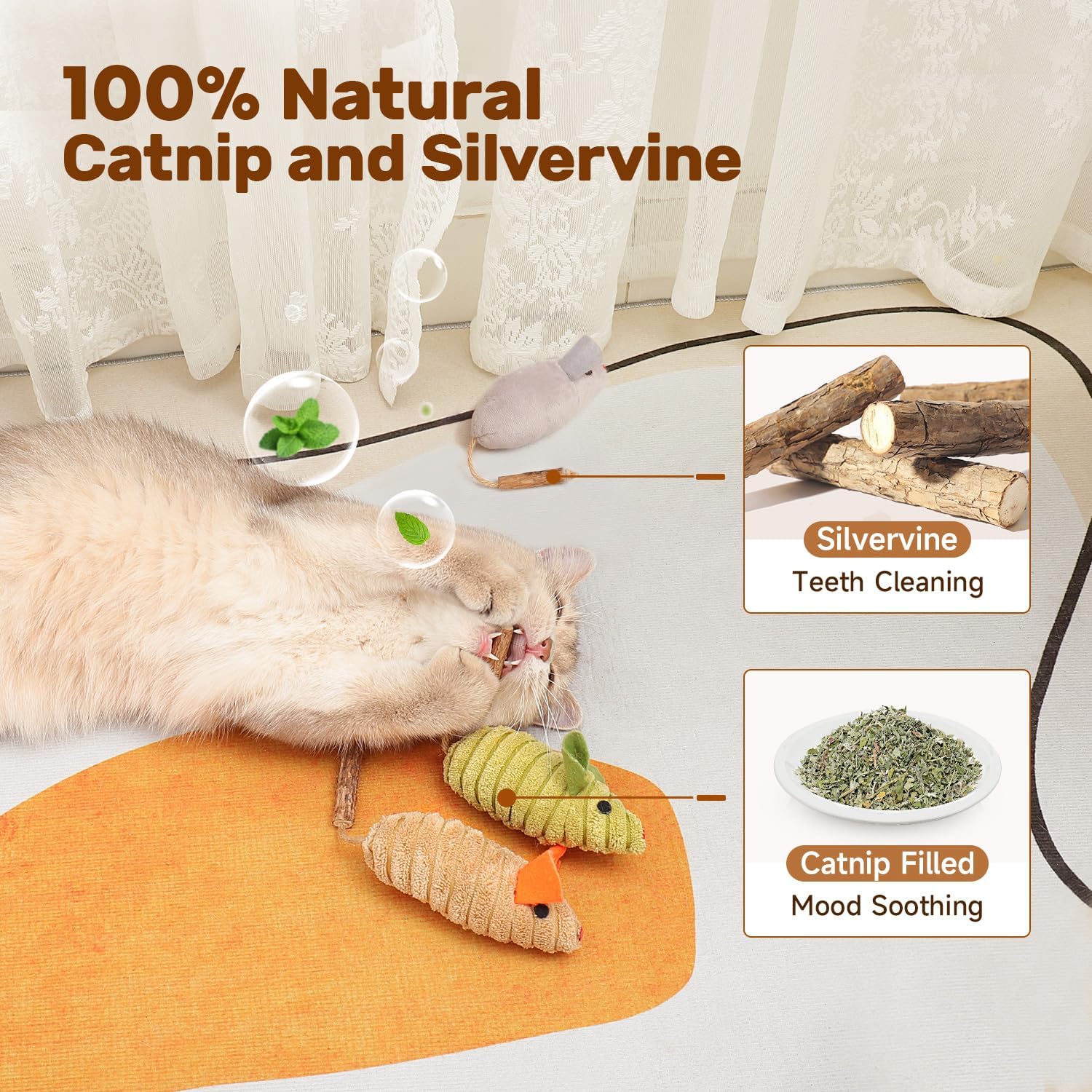 Interactive Catnip Mice
