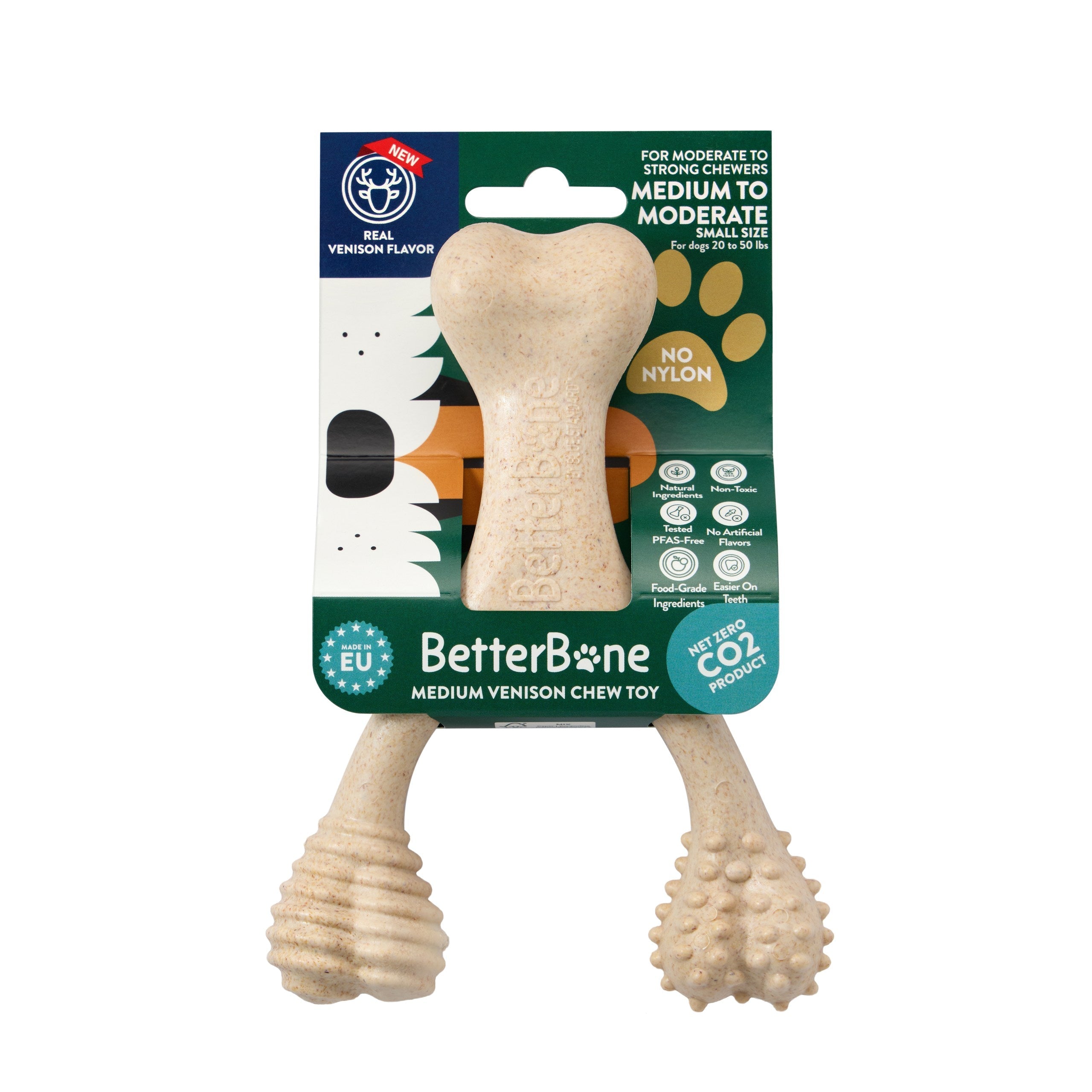 BetterBone CHEW TOY: Naturally Derived Ingredients, Eco-Friendly, Non-Toxic