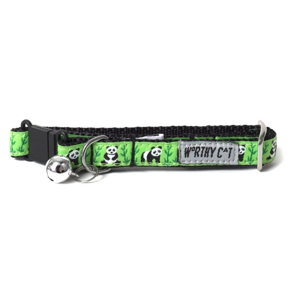 🐼💚 Pandas Cat Collar