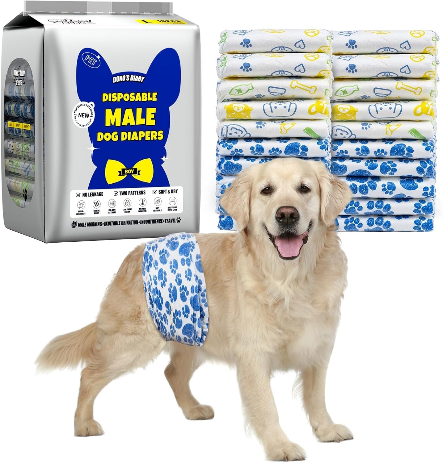 Leakproof Male Dog Diapers