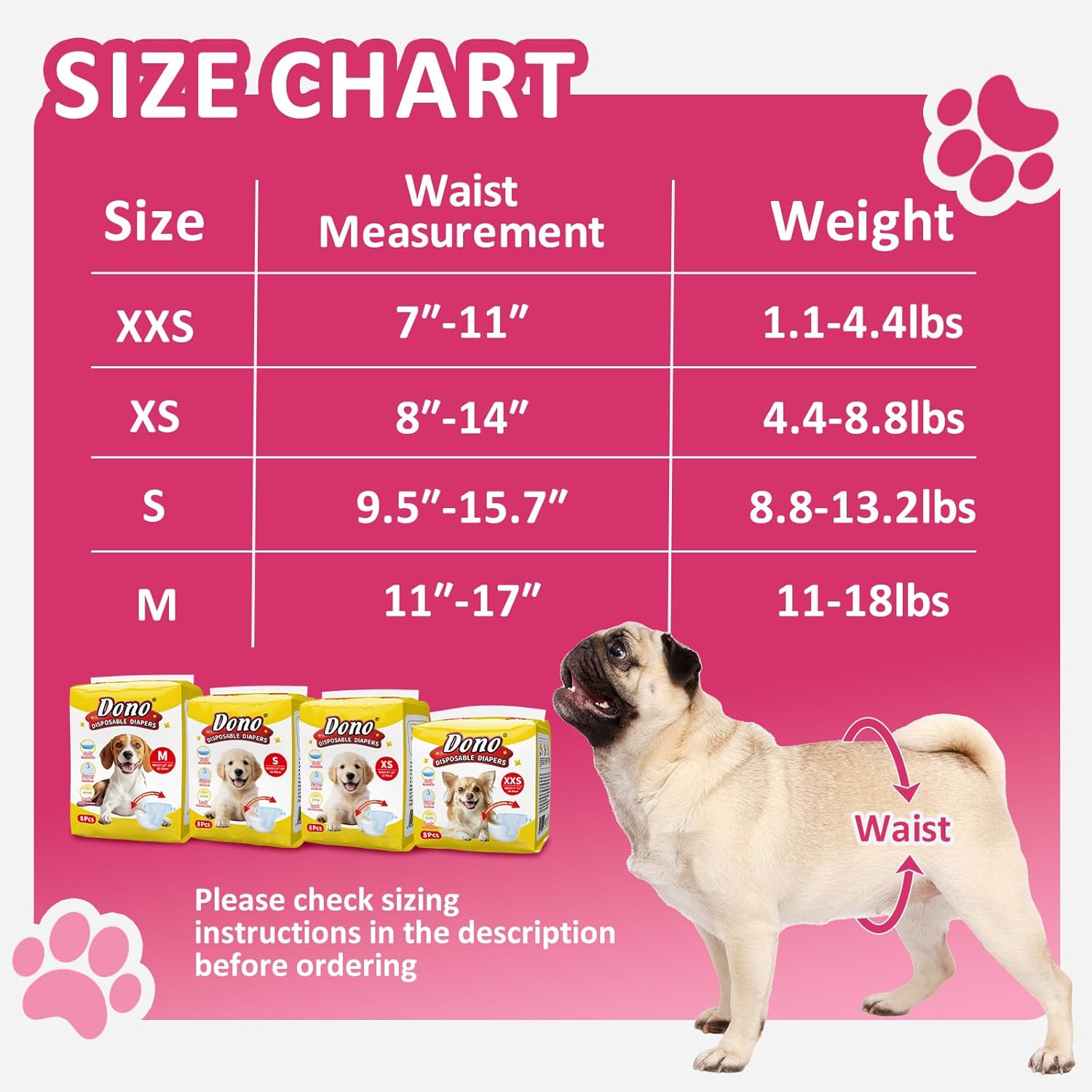 Female Dog Diapers Disposable