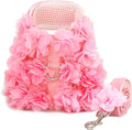 Luxury Floral Dog Harness and Leash Set