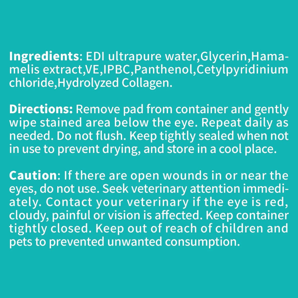 Unscented Eyes/Ear Cleaning Wipes Dogs & Cats