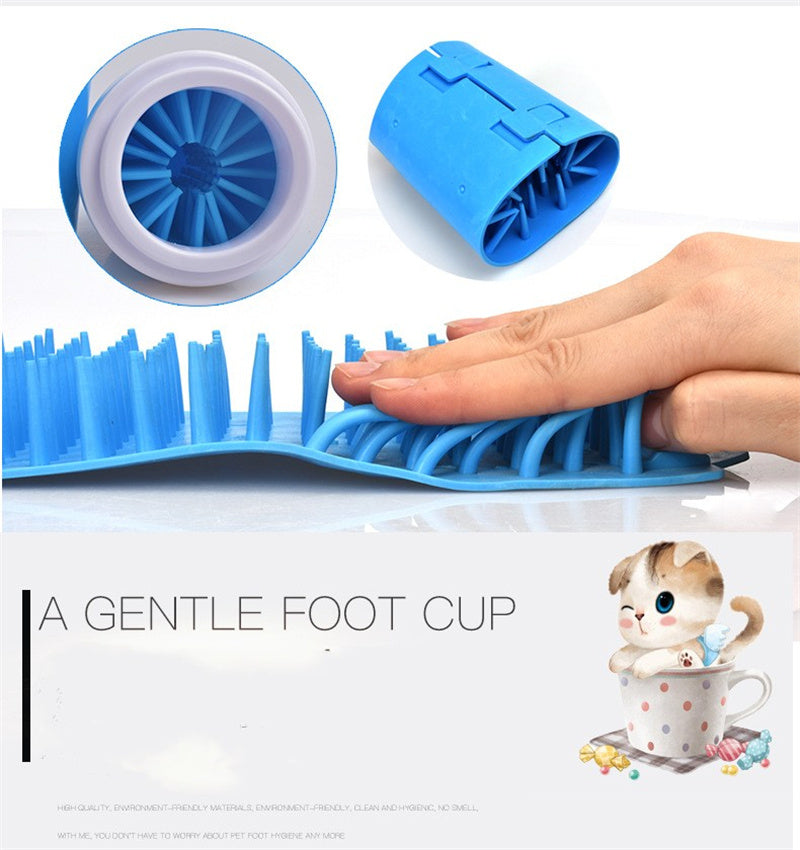 Pet Paw Cleaner Silicone Cup