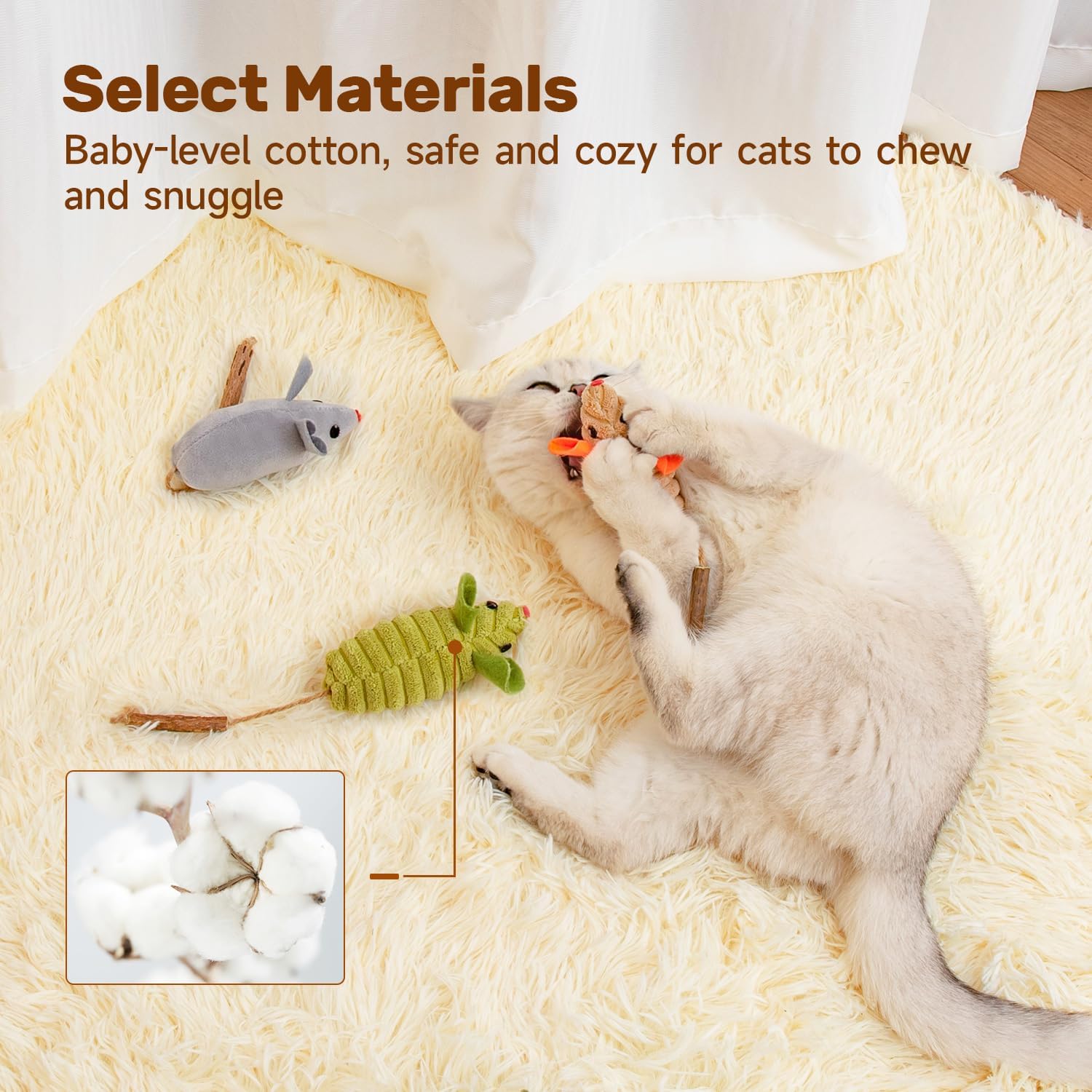 Interactive Catnip Mice