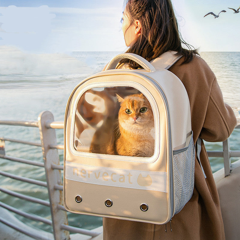 Large-Capacity Breathable Cat Bag