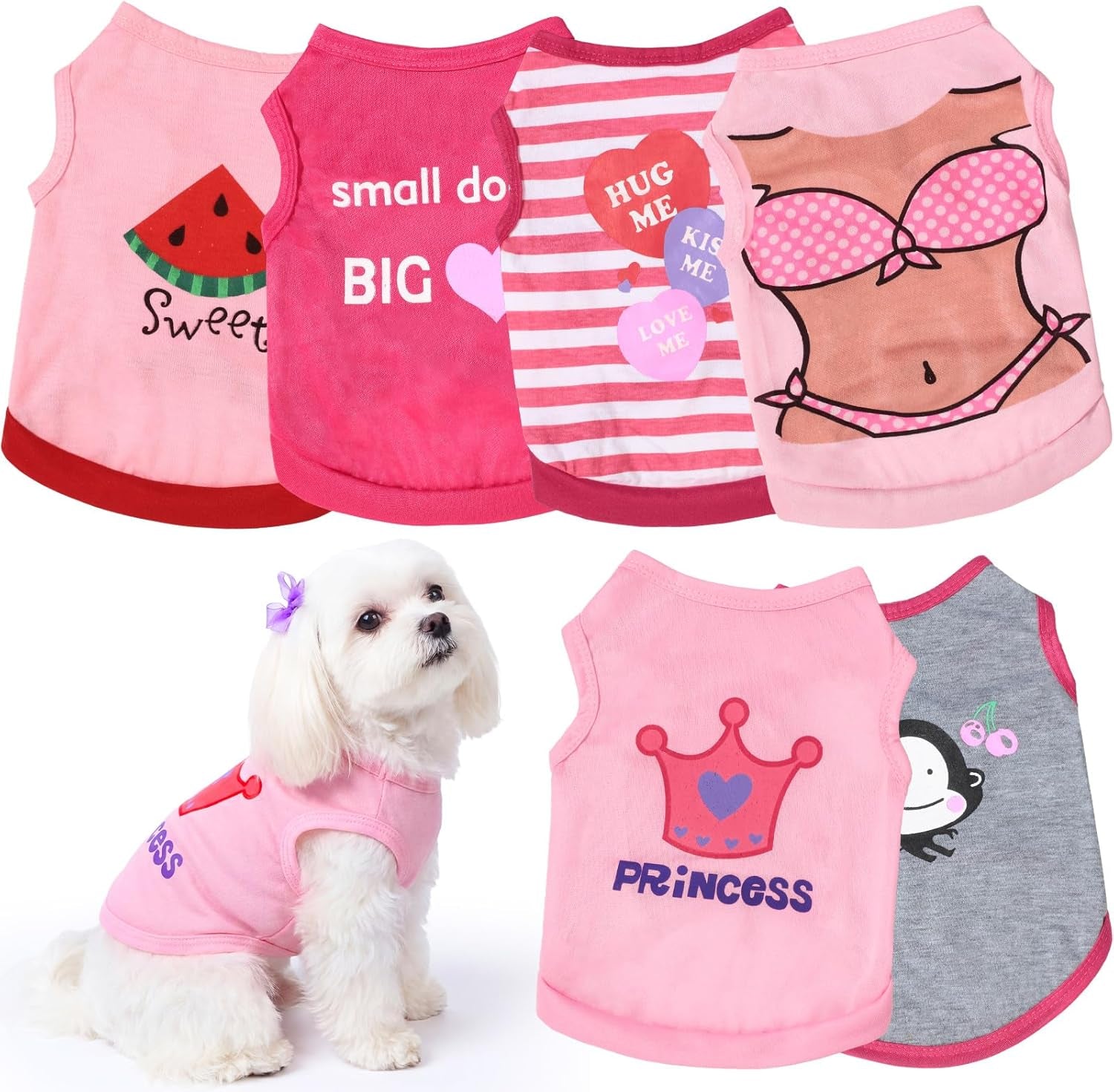 Dog Shirts 6 Pack